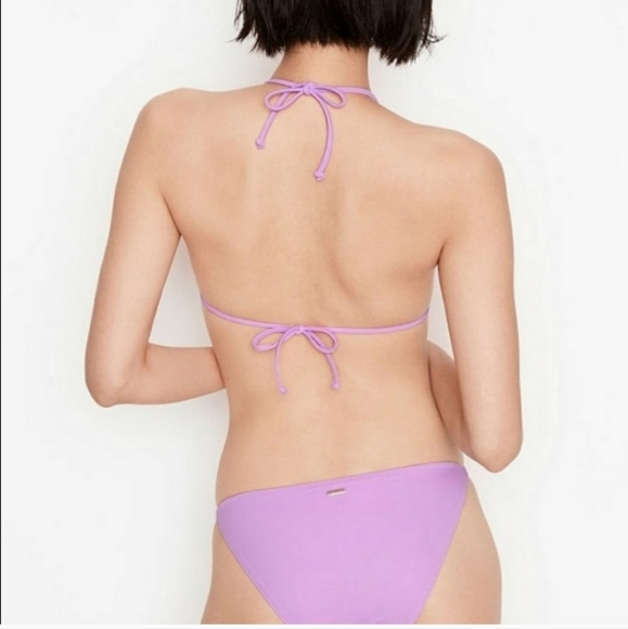 VICTORIA'S SECRET wisteria lilac purple Menton Itsy swim bikini bottom - Picture 3 of 3